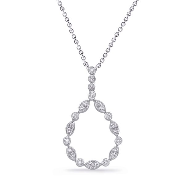 White Gold Diamond Pendant