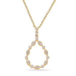 Yellow Gold Diamond Pendant Yellow Gold Diamond Pendant