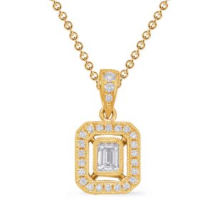 Yellow Gold Diamond Pendant Yellow Gold Diamond Pendant