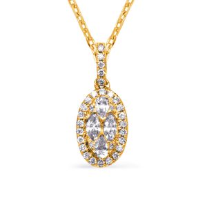 Yellow Gold Diamond Pendant Yellow Gold Diamond Pendant
