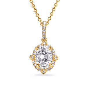 Yellow Gold Diamond Pendant Yellow Gold Diamond Pendant