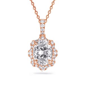 Carat Round Diamond #P3339-7x5ovrg