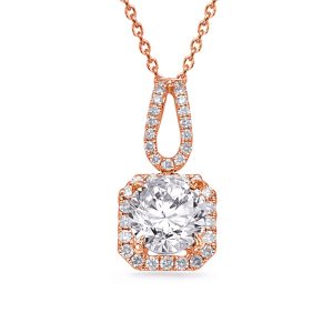 Rose Gold Diamond Pendant Rose Gold Diamond Pendant