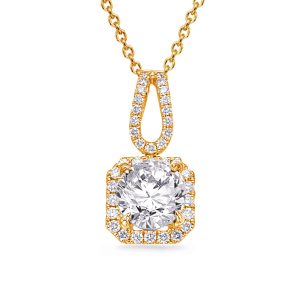 Yellow Gold Diamond Pendant Yellow Gold Diamond Pendant