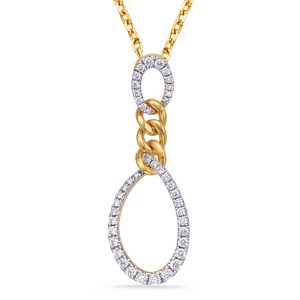 Yellow Gold Diamond Pendant Yellow Gold Diamond Pendant