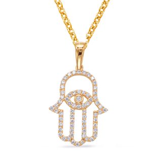 Yellow Gold Diamond Pendant Yellow Gold Diamond Pendant