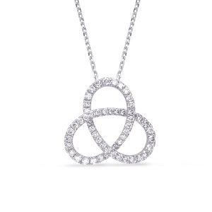 White Gold Diamond Pendant White Gold Diamond Pendant