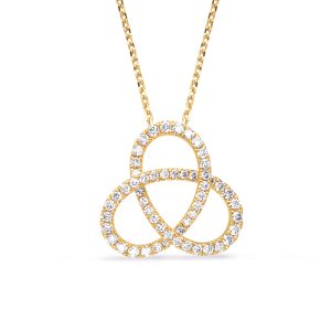 Yellow Gold Diamond Pendant Yellow Gold Diamond Pendant