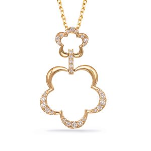 Yellow Gold Diamond Pendant Yellow Gold Diamond Pendant
