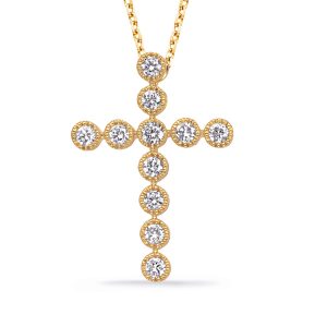 Yellow Gold Diamond Pendant Yellow Gold Diamond Pendant