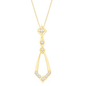 Yellow Gold Diamond Pendant Yellow Gold Diamond Pendant
