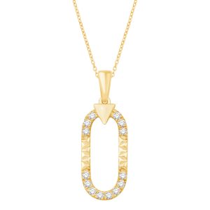 Yellow Gold Diamond Pendant Yellow Gold Diamond Pendant