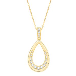 Yellow Gold Diamond Pendant Yellow Gold Diamond Pendant