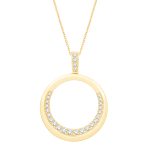 Yellow Gold Diamond Pendant
