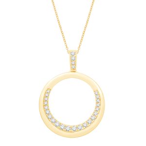 Yellow Gold Diamond Pendant Yellow Gold Diamond Pendant