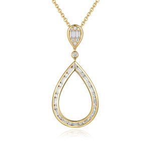 Yellow Gold Diamond Pendant Yellow Gold Diamond Pendant