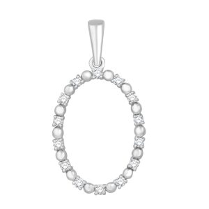 White Gold Diamond Pendant White Gold Diamond Pendant