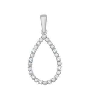 White Gold Diamond Pendant White Gold Diamond Pendant