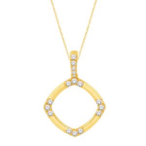 Yellow Gold Diamond Pendant Yellow Gold Diamond Pendant